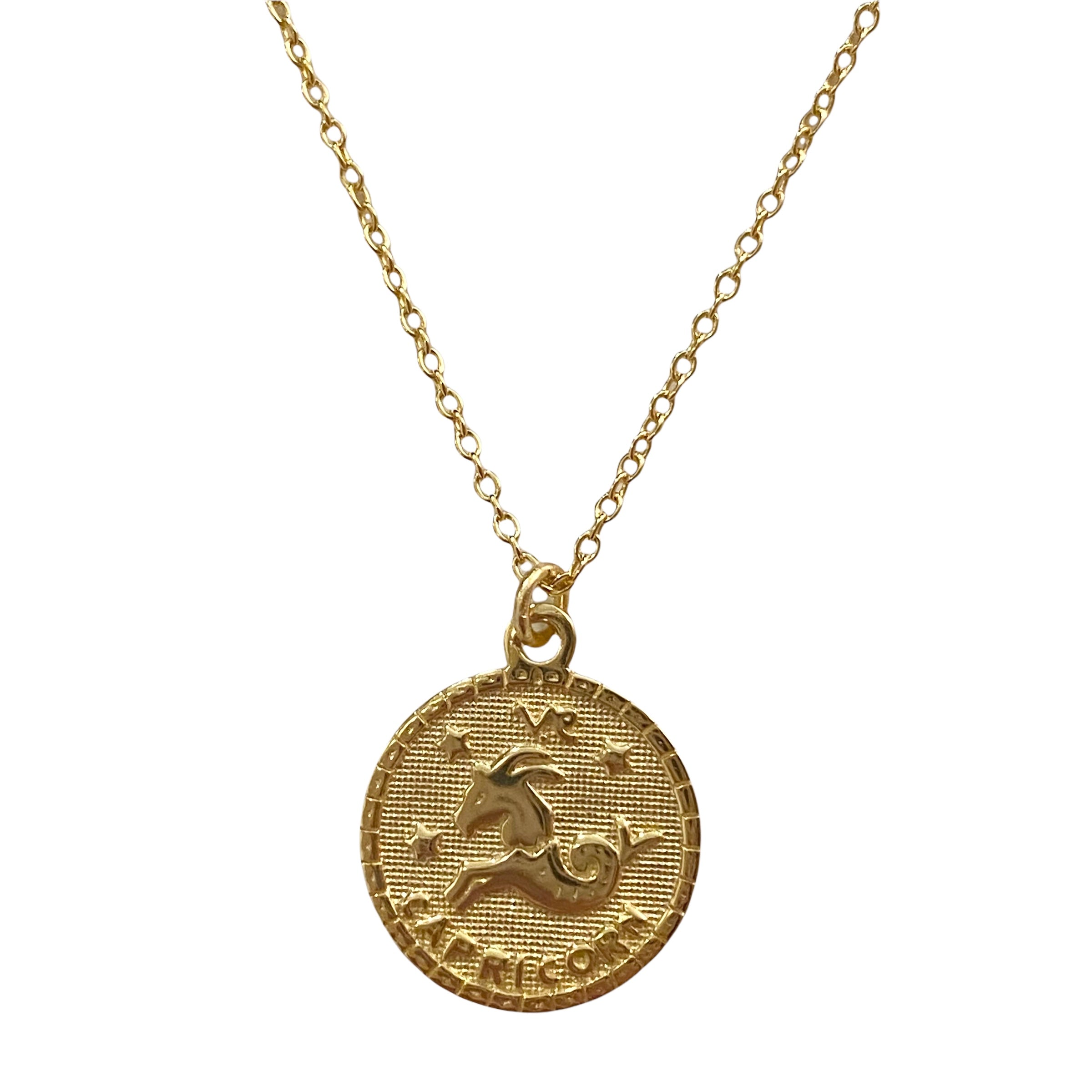 Talon 14K Gold Capricorn Necklace | Garmentory