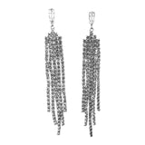 Krista Chandelier Baguette Earrings