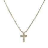 Cross Pave Necklace