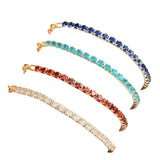 Amy Birthstone Chain Link Mixed Media Bracelet