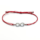 Infinity CZ Red Thread Bracelet