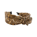 Abby Zebra Bow Headband
