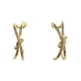 Deandra Gold Twist Knot Hoops