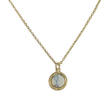 Kate Round Gemstone Necklace
