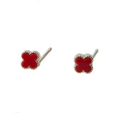 Mini Flora Enamel Earrings