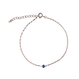 Kory Sapphire CZ Twist Bracelet