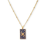 Kerry Compass Brass Necklace