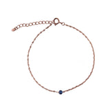 Kory Sapphire CZ Twist Bracelet