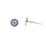 Mini Evil Eye Disc Studs