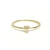 Initial Typeface Ring