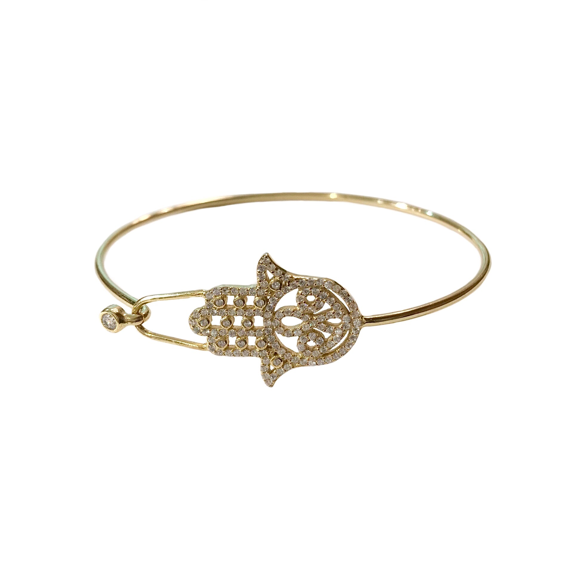 Macy's Diamond Accent Hamsa Hand Red Cord Bracelet in Sterling Silver or  14k Gold-Plated Sterling Silver - Macy's