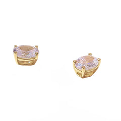 Amy Oval Birthstone Sparkle Studs