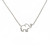 Hollow Elephant Necklace