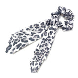 Hair Ponytail Scrunchie Scarf Leopard