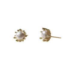 Pearlea Crown Earrings