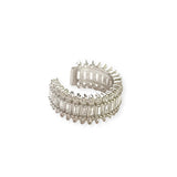 Kufleen Luxe Deco Pave Conch Ear Cuff