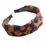 Checkered Knot Headband