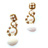 Seashell Statement Earrings