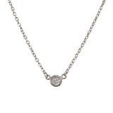 Amy Classic Bezel 0.4cm Necklace