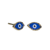 Gold Filled Evil Eye Stud Earrings