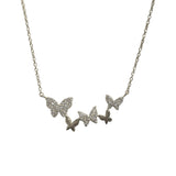 Butterfly Cluster Necklace