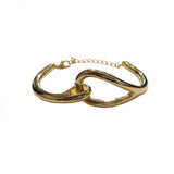 Clasp Link Cuff Bracelet