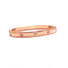 Noelia Thick Crystal Bangle