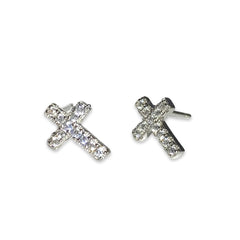 Cross Pave Studs