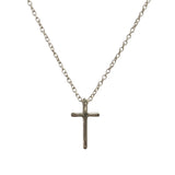 Plain Cross Mini Necklace