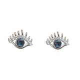Evil Eye Lash Earrings