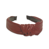 Leather Knot Headband