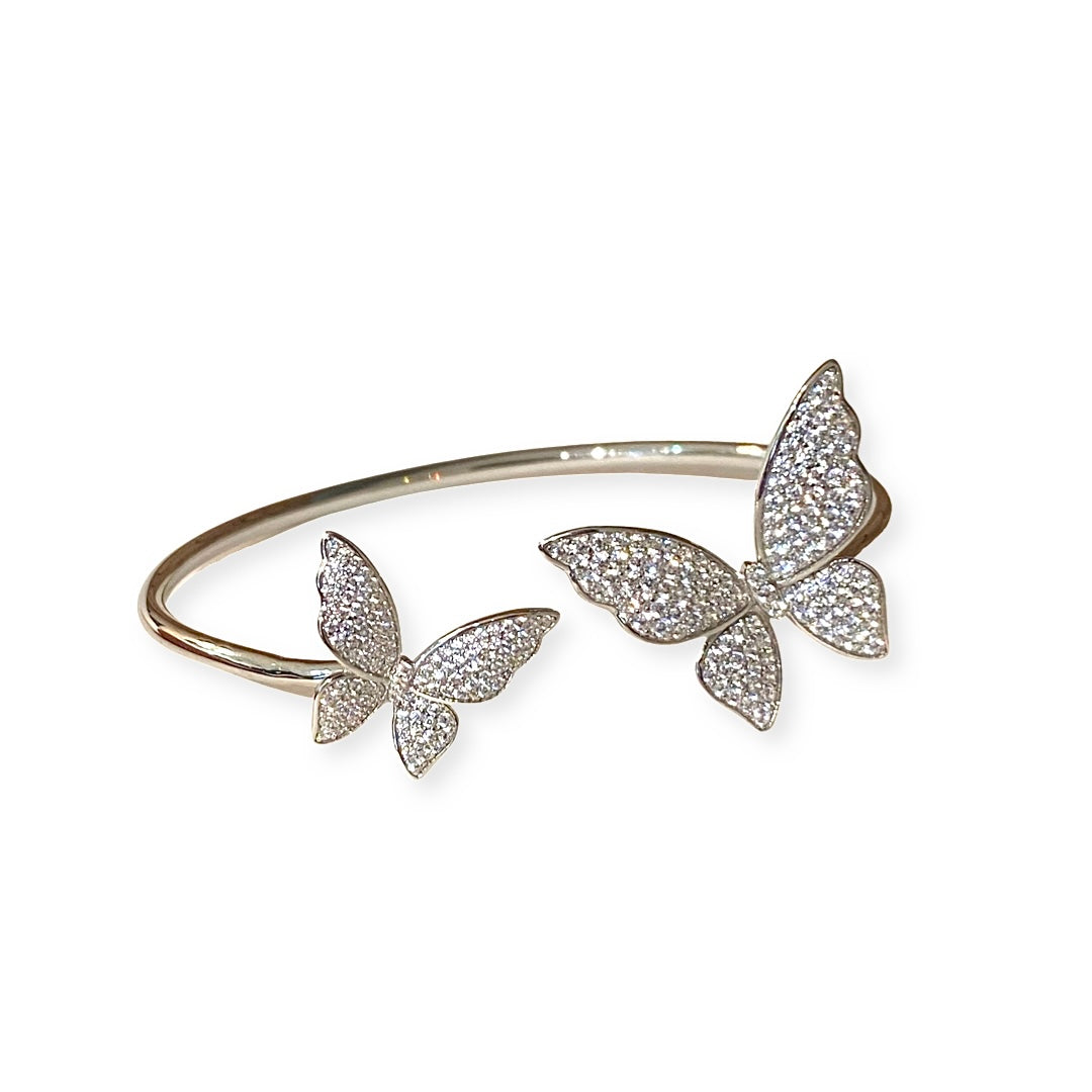 Noellery Butterfly Sisters Duo Cuff Bracelet