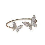 Noellery Butterfly Sisters Duo Cuff Bracelet