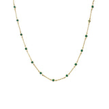 Amy Bezel Station Chain Necklace