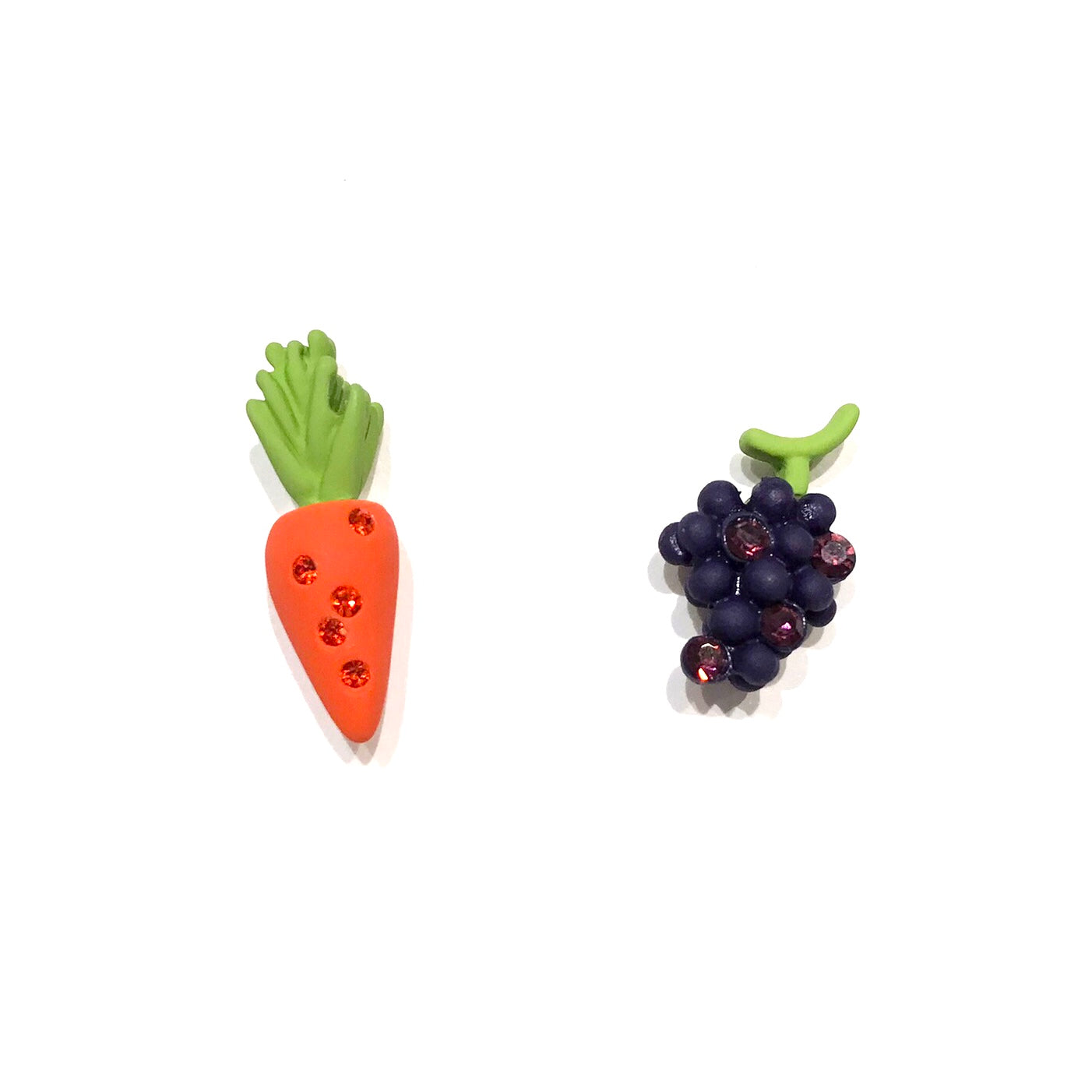 Fruity Carrot Grapes Earrings