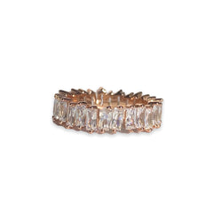 Noelia Zig Zag Baguette Ring