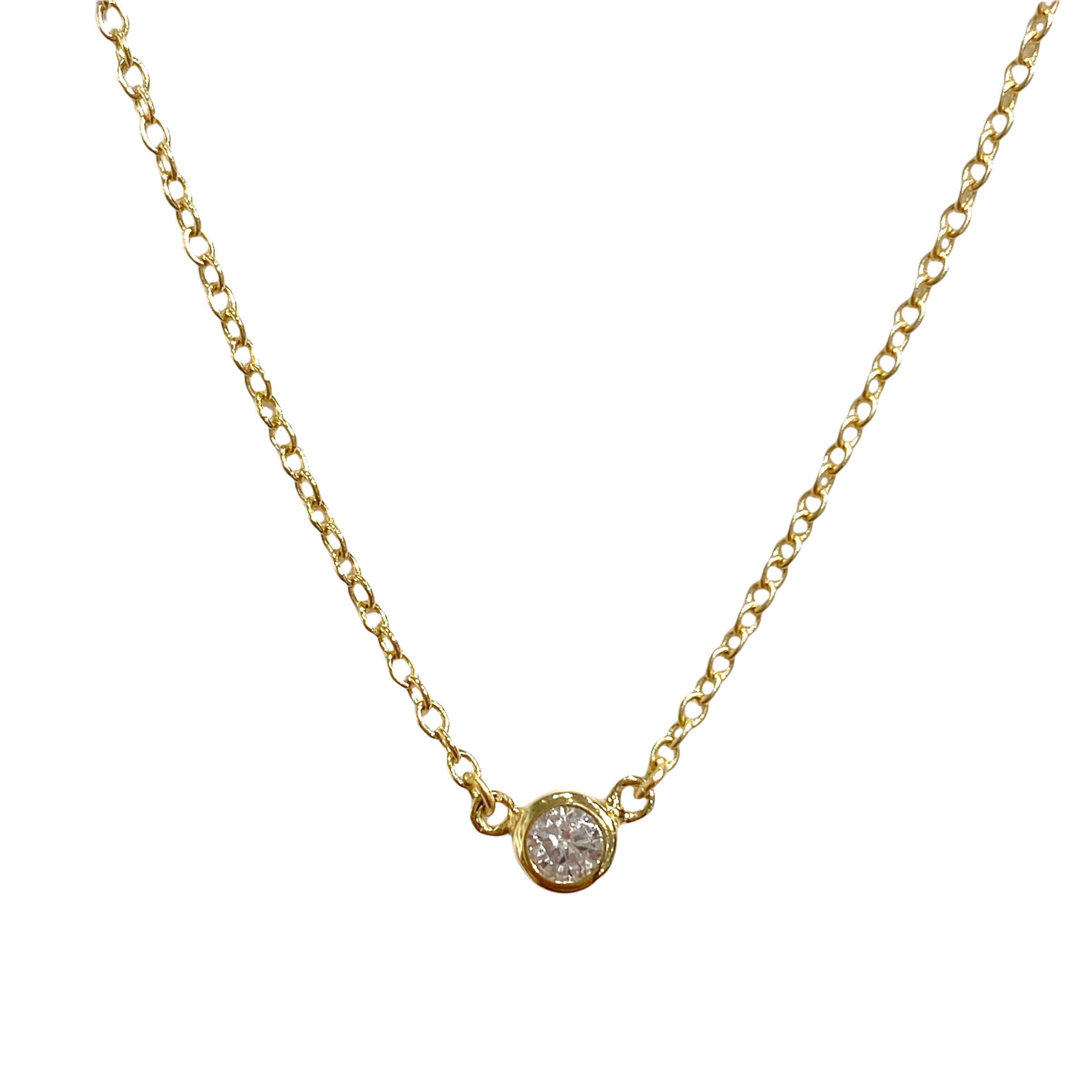 prima mercenario Aliviar Amy Classic Bezel 0.4cm Necklace – Noellery