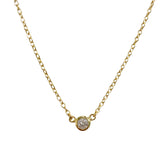 Amy Classic Bezel 0.4cm Necklace