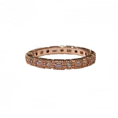 Noelia Patterned Deco Ring
