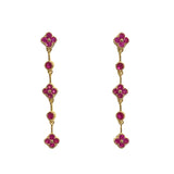 Karen Flora Drop Sparkle Earrings
