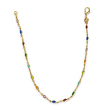 Gold Filled Marquis Rainbow Bezel Anklet