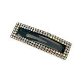 Rectangle Outline Crystal Hair Clip