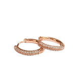 Haggy Double Sided Thin Pave Huggies