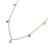 Amy Pave Circle Charm Anklet