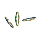 Noelia Birthstone Eternity Band