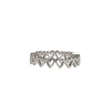 Amore Heart Band Ring