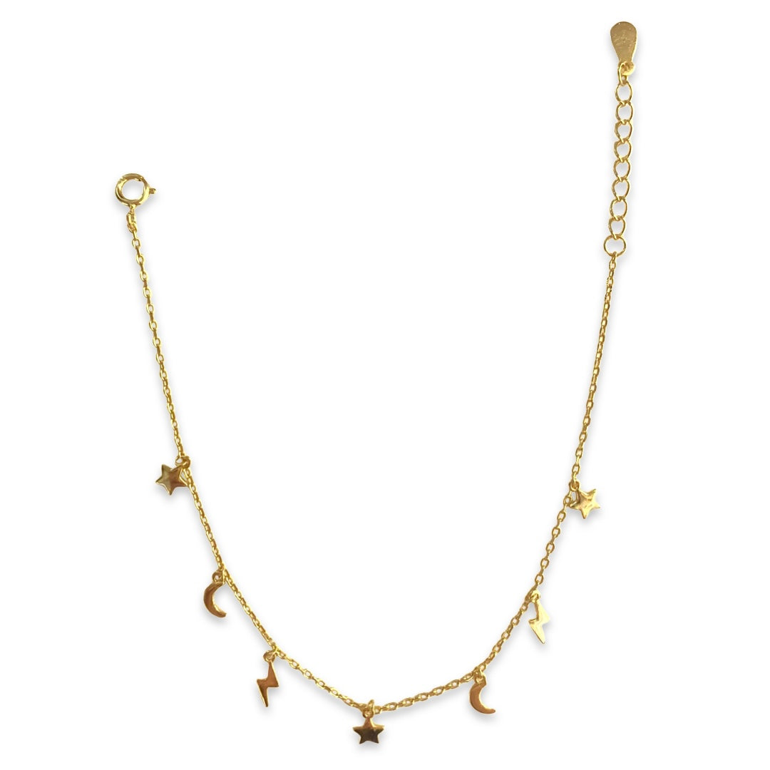 Gold Filled Spiritual Charm Bracelet – Noellery