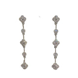 Karen Flora Drop Sparkle Earrings