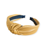 Leather Knot Headband
