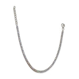 Tennis Solo Row Clasp Bracelet
